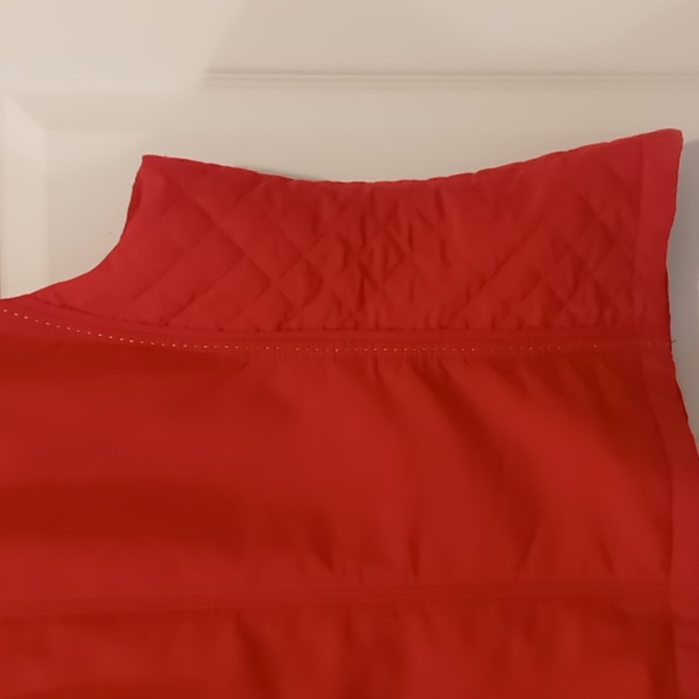 Coldwater Creek Vest Partially Quilted On Sides With Contrasting Stitching View 6